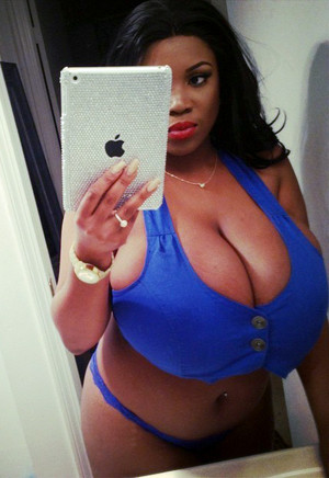 Black women with huge natural breasts